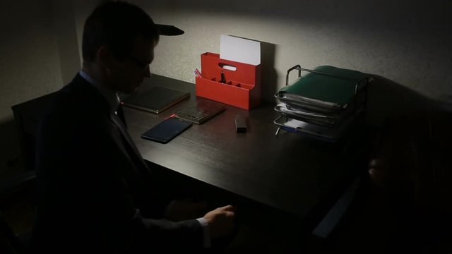 corruption, bribery and fraud concept - close up of businessman taking money