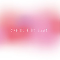 floral color abstract blurred background, watercolor style, spring banner or header template on white for card, poster, header