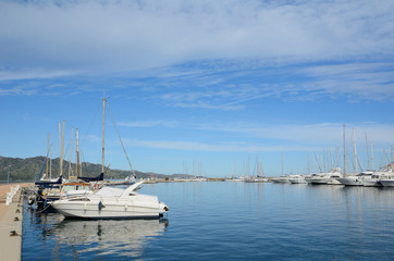Obraz na płótnie Canvas Corsican port Saint-Florent