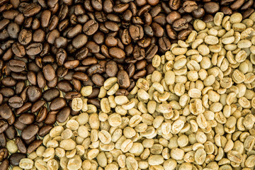 roasted coffee beans, can be used as a background