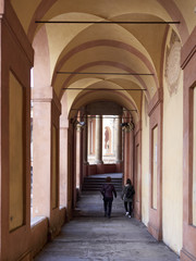 Colonnade of San Luca Sanctuary in Bologna