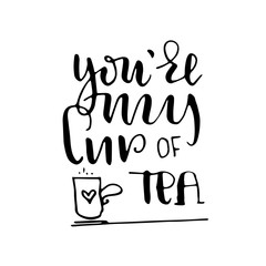 Hand lettering stamp. 