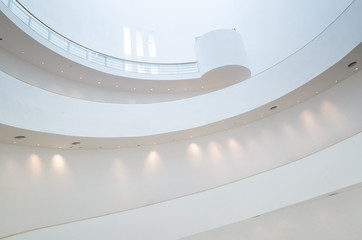 Fototapeta premium white stairs indoor
