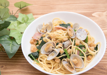 あさりのパスタ