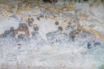 dramatic grunge textured background. wall with old cracked plaster