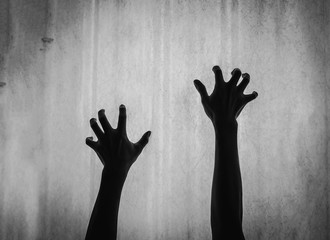 Creepy hands crawling
