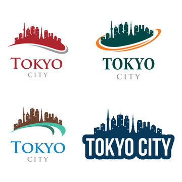 Tokyo Japan City Asia Tour Travel Cityscape Landscape Skyline Logo