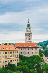 Obraz premium Cesky Krumlov Castle Tower