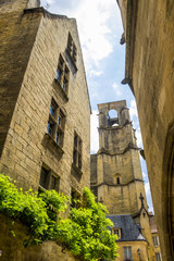 Medieval buildings in Sarlat-la-Caneda; Dordogne; France