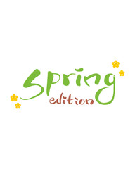 Spring calligraphy