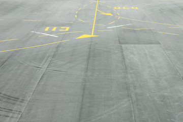 Runway for airplane texture for background