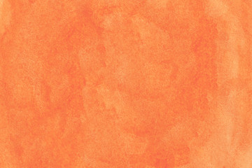 Abstract orange watercolor background.