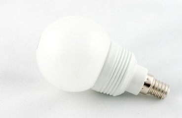 Led bulb isolated on white background