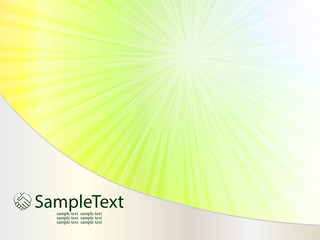 yellow background with sun rays