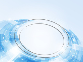 Abstract shine light blue background. Vector