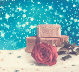 Set of beautiful red roses  isolated on  background