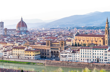 Obraz premium Panoramic view of Florence - Tuscany, Italy
