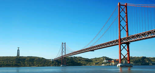 25 de Abril Bridge Panorama (Lisbon)