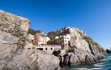 Fototapeta na wymiar Beautiful colors of Cinque Terre, Italy