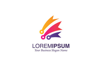 Digital Network Logo Vector