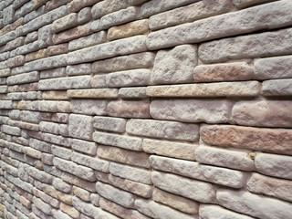 Pattern of decorative stone wall texture soft tone