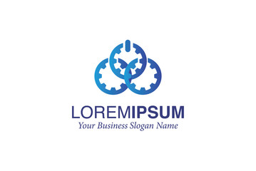 Machine Logo Design for Industrial Logo