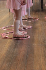 ballerinas in pink