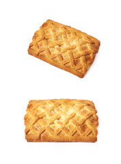 Sweet pastry bun isolated