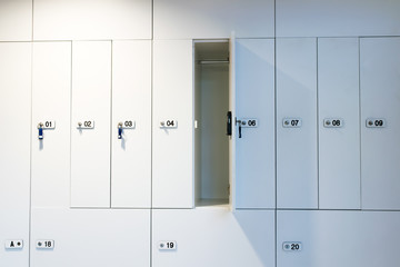 White locker