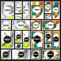 memphis background style Design Template