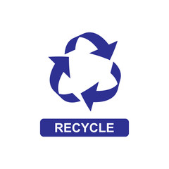 recycle symbol isolated vector