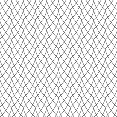 Fototapeta premium Seamless vector pattern with linear interlacing ornament