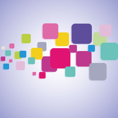 vector background with colored shapes