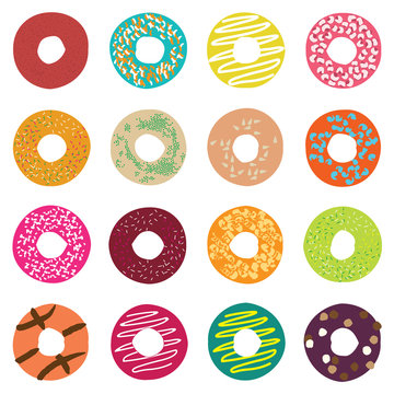 Donuts vector