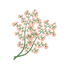 Beautiful flowers ornament icon vector illustration graphic design