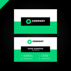 Vector Modern Creative and Clean Business Card Template