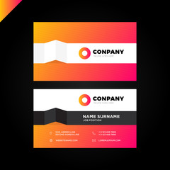 Vector Modern Creative and Clean Business Card Template