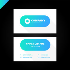 Vector Modern Creative and Clean Business Card Template