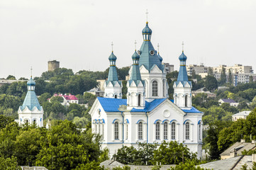 Fototapeta na wymiar Kamjanec-Podilskyi, Orthodox church, Ukraine, Western Ukraine