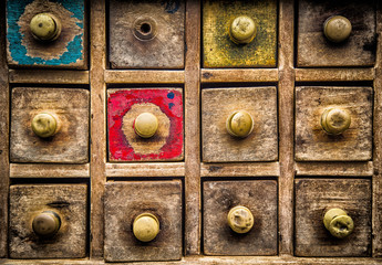 Old Wooden Drawers