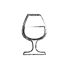 Delicious cup of wine icon vector illustration graphic design