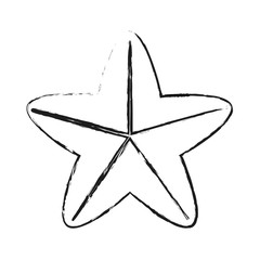 starfish or sea star icon image vector illustration design 