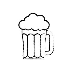 Delicious and cold beer icon vector illustration graphic design
