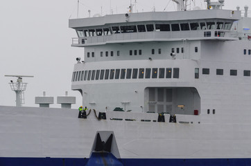 FERRY PASSENGER/CAR - Bow of the ship and the captain's bridge © Wojciech Wrzesień