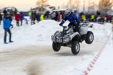 winter racing ATV