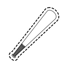 bat baseball icon image vector illustration design 