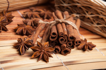 Cinnamon and star anise