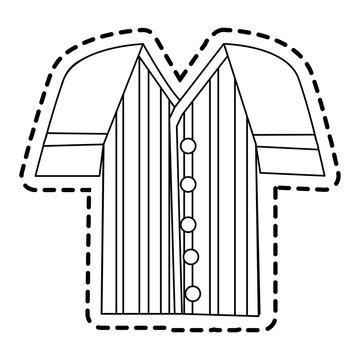 shirt baseball icon image vector illustration design 