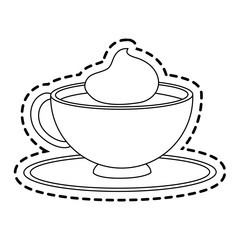 cup of coffee icon image vector illustration design 