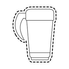 cup of coffee icon image vector illustration design 